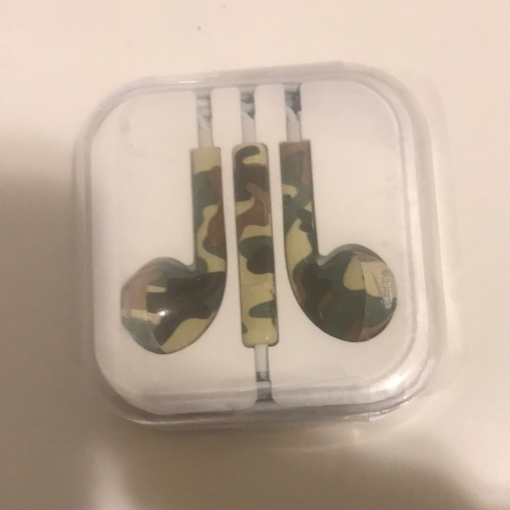 ❤️ Camouflage Wired Earbuds - Compatible Cell Phone Earphones